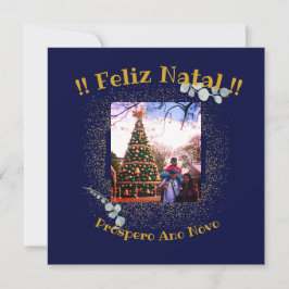 Elegante feliz Natal e Próspero Ano Portugués