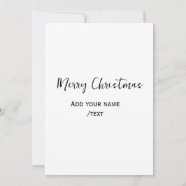 Elegante feliz Navidad añadir texto simple