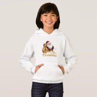 Elegante Feliz Navidad Santa Claus
