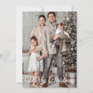 Elegante Feliz Navidad y Feliz Año Nuevo Foto