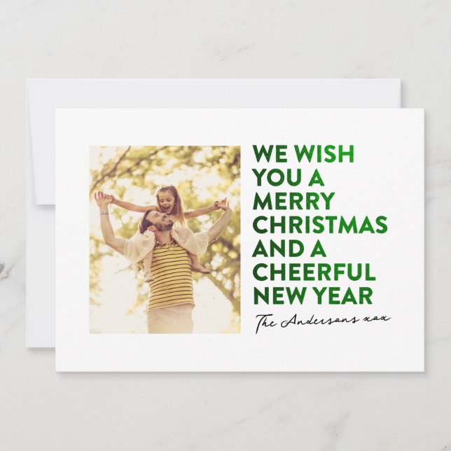 ELEGANTE FERIA NAVIDAD Y RELIEVE METALIZADO VERDE  (Anverso)