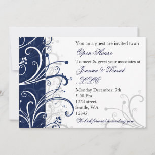 elegante fiesta de la marina Corporate Invitación