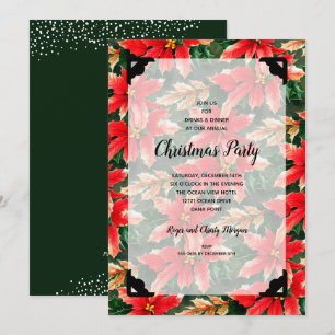 Elegante Fiesta de Navidades de la vegetación flor