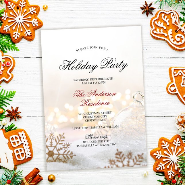 Elegante fiesta de Navidades de Snowy Baubles (Subido por el creador)
