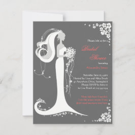 Elegante Fiesta de novia  Invitación
