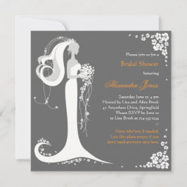 Elegante Fiesta de novia  Invitación