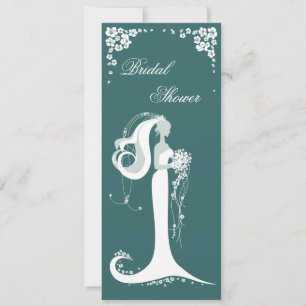 Elegante Fiesta de novia Invitación