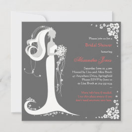 Elegante Fiesta de novia  Invitación
