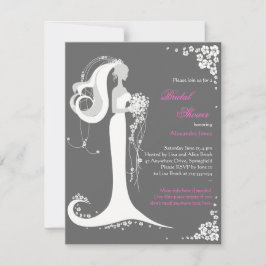 Elegante Fiesta de novia  Invitación