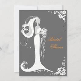 Elegante Fiesta de novia  Invitación