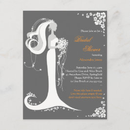 Elegante Fiesta de novia  Invitación