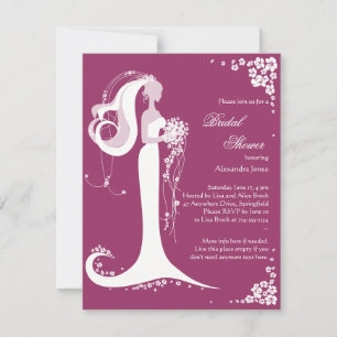 Elegante Fiesta de novia  Invitación