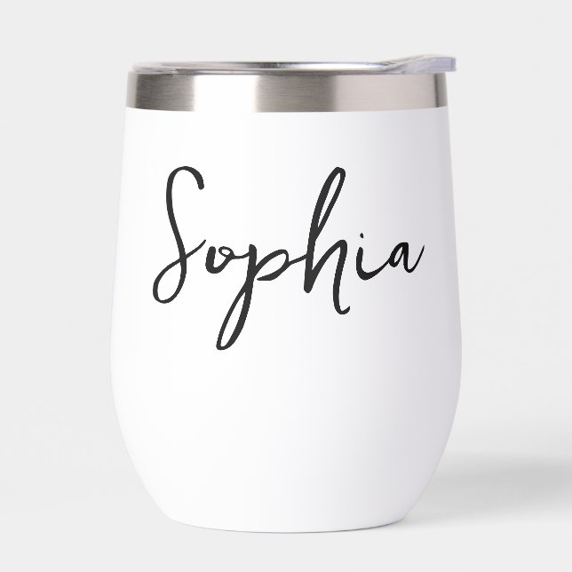 Elegante fiesta de novias personalizada Tumblers d (Izquierdo)