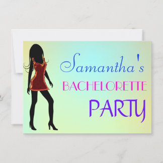 Elegante fiesta de soltera / Invitación nocturna d