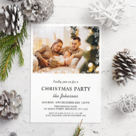 Elegante Fiesta navideño de Feliz Invitación a la 