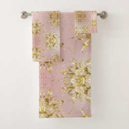 Elegante fiesta rosada de copas de nieve estrellas