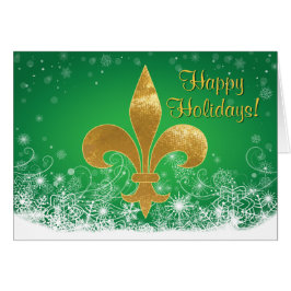 Elegante Fleur de Oro Fiesta Verde