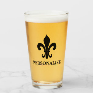 Elegante flor de lis icono personalizado regalo de