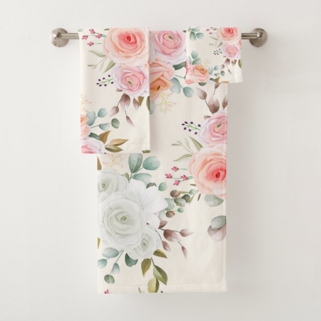 Elegante Floral blanca rosa  (In situ)