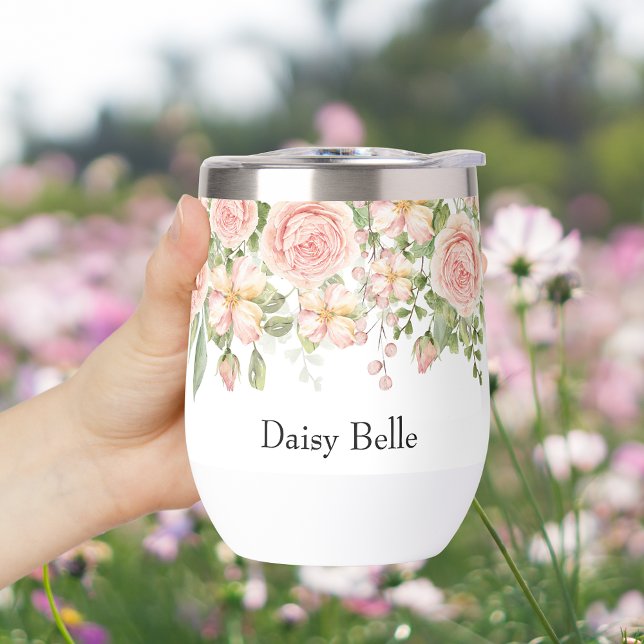 Elegante Floral Botánico Rosa Bodas (Subido por el creador)