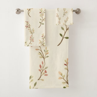 Elegante Floral En Colores De Otoño