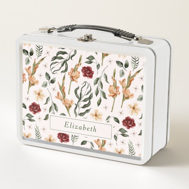 Elegante floral moderna personalizada (Anverso)