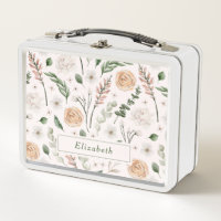 Elegante floral moderna personalizada