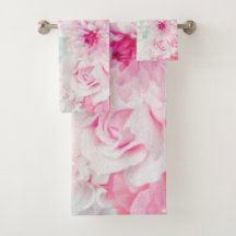 Elegante Floral Pintada de Rosa