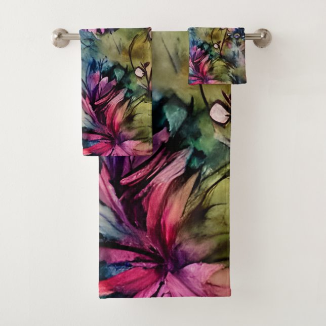 Elegante Floral Púrpura    (In situ)