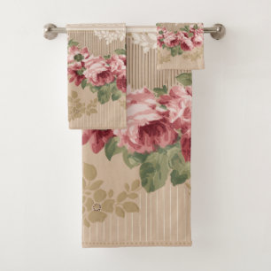 Elegante floral rosa victoriano romántico