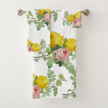Elegante floral rosa y amarillo rosa
