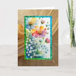 Elegante Floral, tarjeta de 5" x 7"