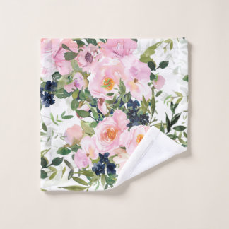 Elegante, floral, vintage, rosa y blanco