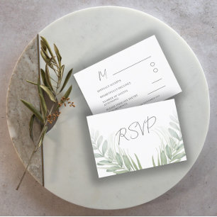 Elegante Foliage Botánico Sage Green RSVP