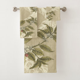 Elegante Foliage de Oro Verde Beige