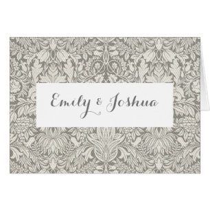 elegante formal brocado de encaje damasco blanco