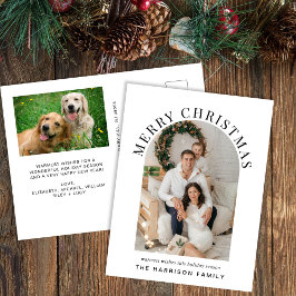 Elegante foto arca Feliz Navidad