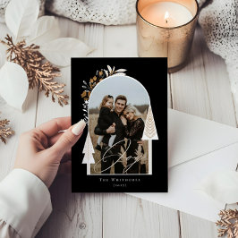 Elegante foto de alegría moderna árbol de Navidad