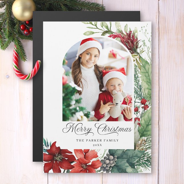 Elegante foto de arco botánico navideño (Subido por el creador)