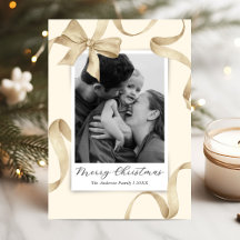 Elegante Foto de Arco de Oro Crema Navidad