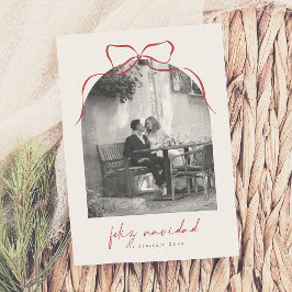 Elegante foto de Bow Arch Feliz Navidad Navidades