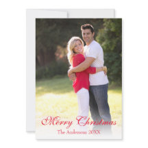 Elegante foto de escritura roja Feliz Navidad