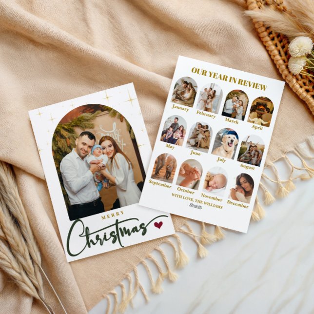 Elegante foto de Feliz Año de Navidad en reseña (Subido por el creador)