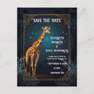 Elegante foto de la invitación a la boda de la jir