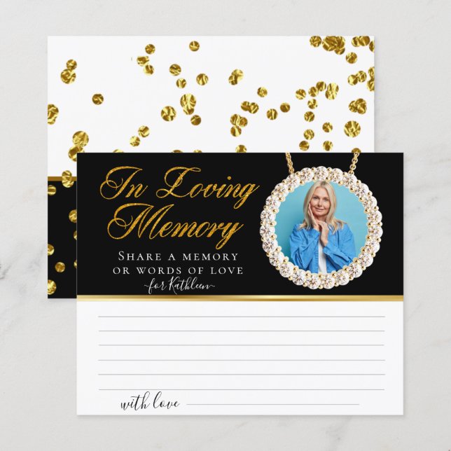 Elegante foto de Moda Comparte tarjeta de memoria  (Anverso / Reverso)