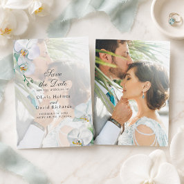 Elegante Foto de Orquídeas Blancas para Anuncio de
