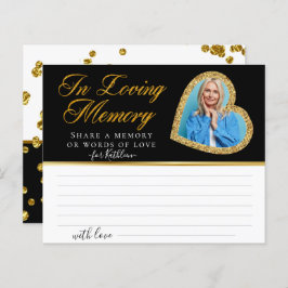 Elegante foto del corazón compartiendo una tarjeta