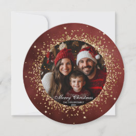 Elegante foto familiar de Navidades de Purpurinas 