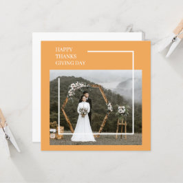 Elegante foto familiar y feliz Día de Acción de Gr