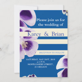 Elegante foto floral moderna, invitación a la boda